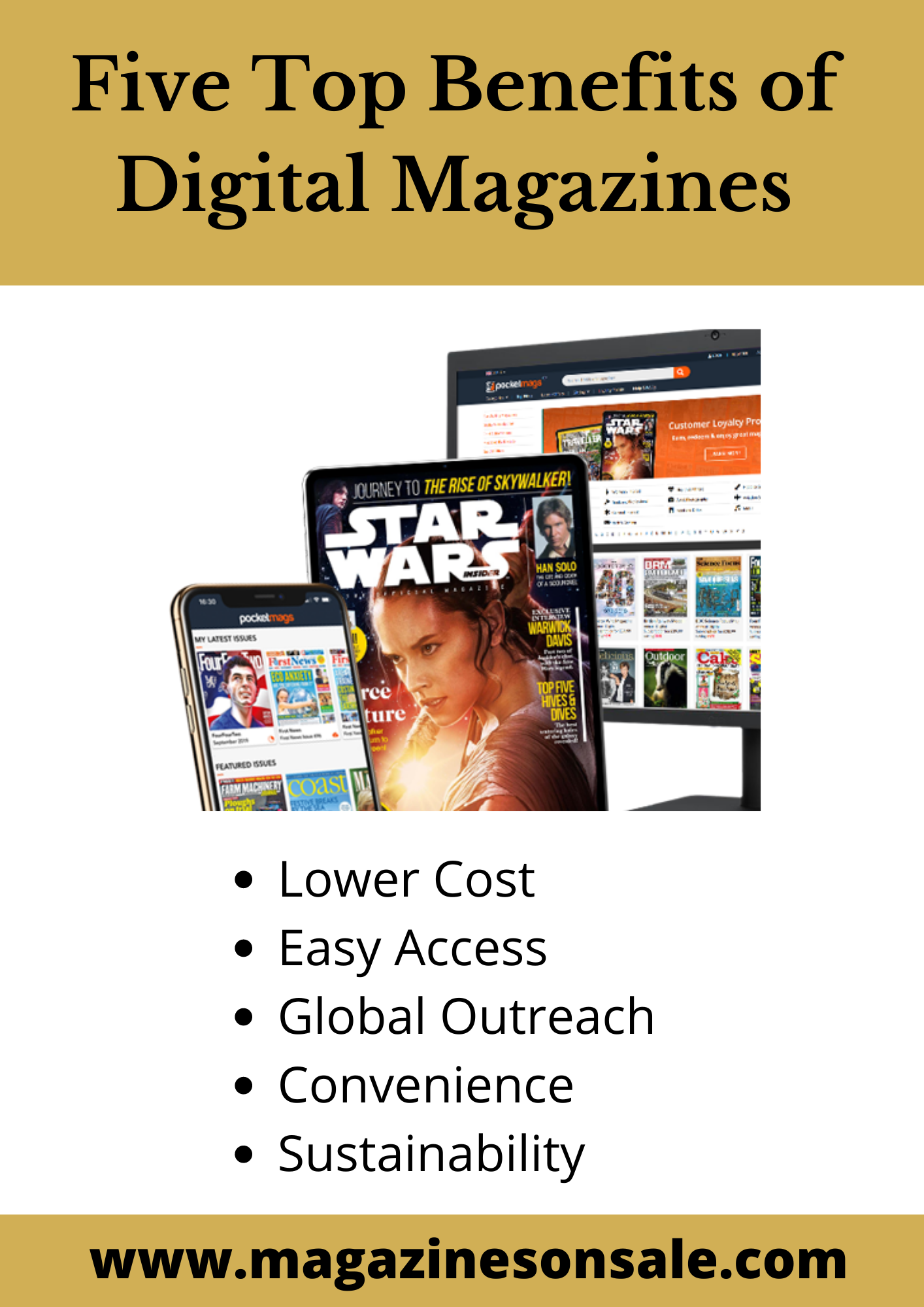 Five Top Benefits of Digital Magazines