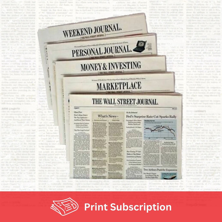 WSJ Student Subscription 1 Year Digital Print Wsj student subscription 1 year digital print