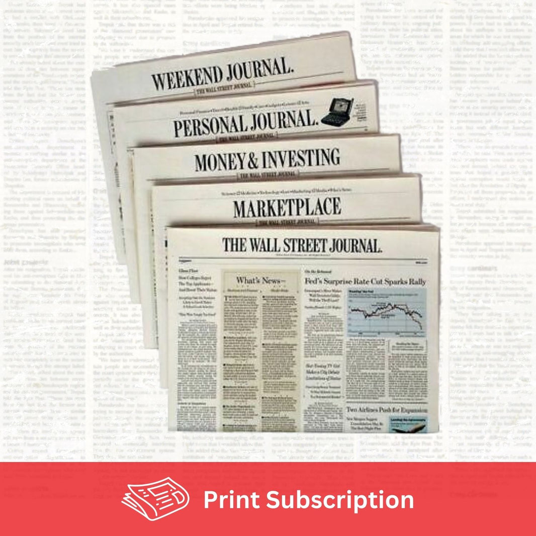 Wall Street Journal [1-Year WSJ Subscription Digital & Print]