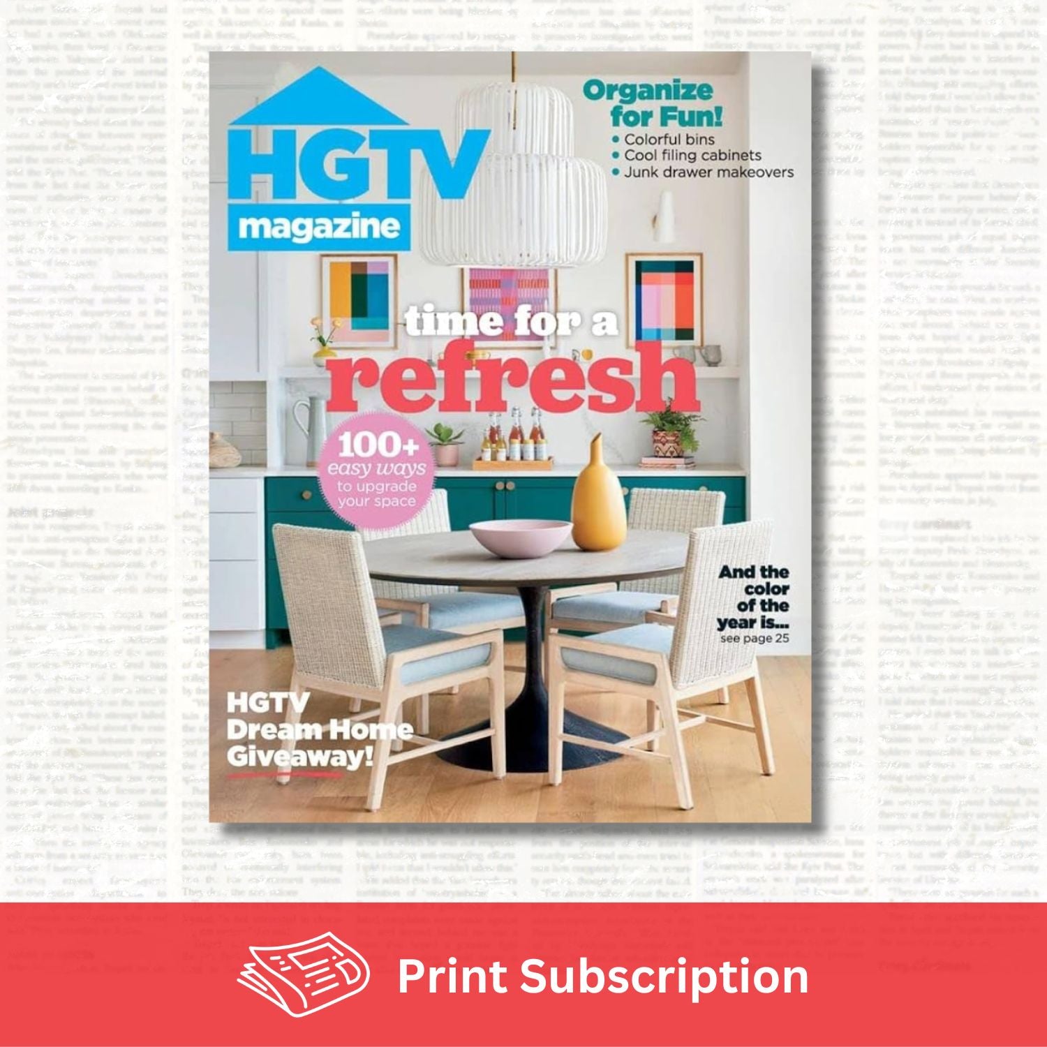HGTV Magazine [1-Year Print: 10 Issues]
