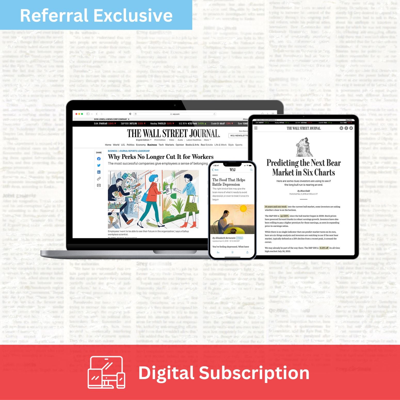 [referral] Wall Street Journal [WSJ Digital Subscription]