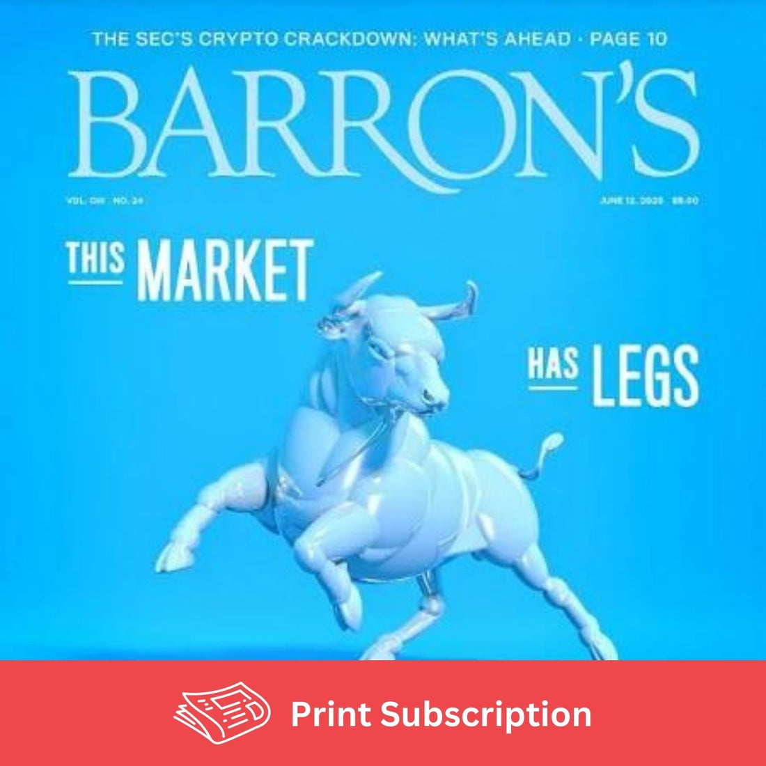 Barron’s Newspaper 1 Year Print